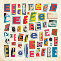 Ransom Notes Sticker Book 6.5 x 6.5 – 50 Pages Over 2,100 Stickers Collage Set