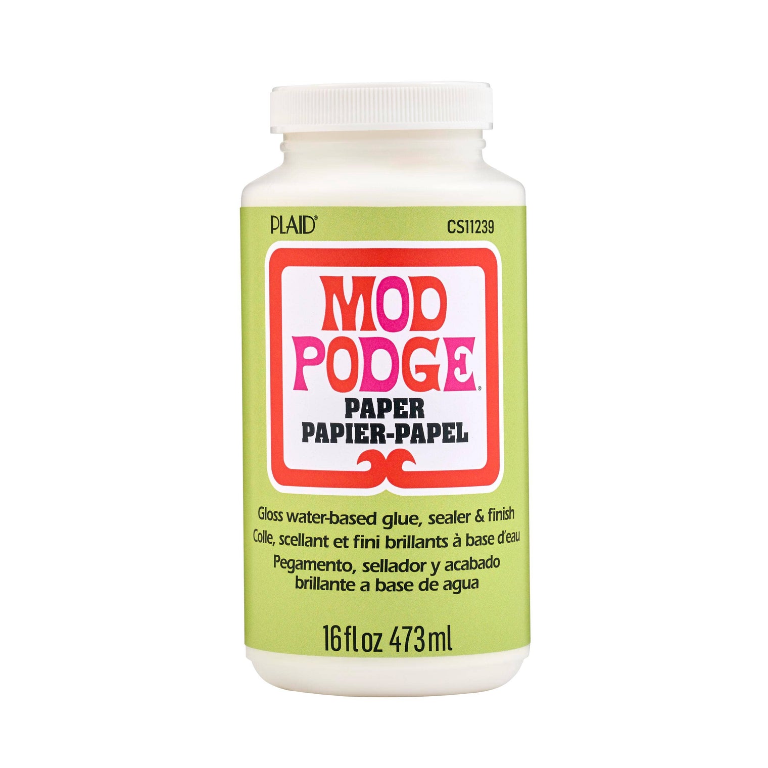 Mod Podge Paper Gloss – 8 oz (All-in-One Glue, Sealer & Finish for Paper Crafts)