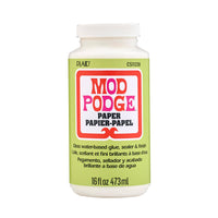 Mod Podge Paper Gloss – 8 oz (All-in-One Glue, Sealer & Finish for Paper Crafts)