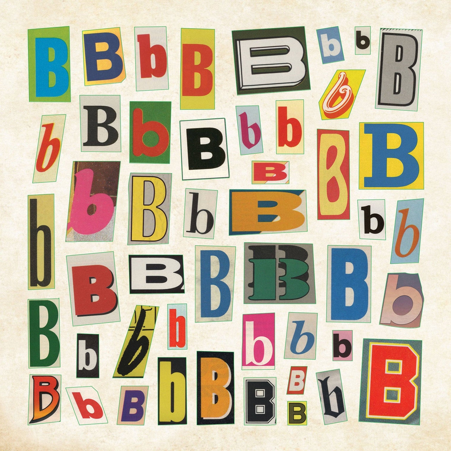 Ransom Notes Sticker Book 6.5 x 6.5 – 50 Pages Over 2,100 Stickers Collage Set
