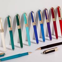 Monaco Black Ballpoint Pen (Single Pen) – Soft Touch 0.5mm Black Ink, BV by Bruno Visconti