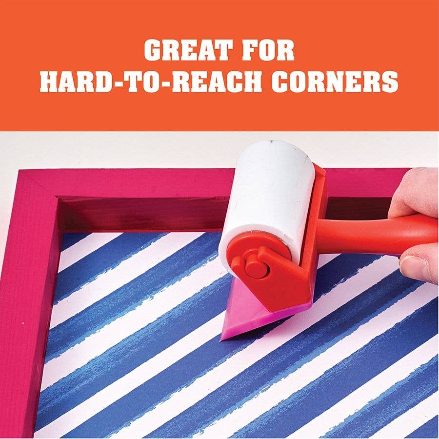 Mod Podge 2-n-1 Brayer & Squeegee Tool – Decoupage Smoothing Roller and Detail Press Tool