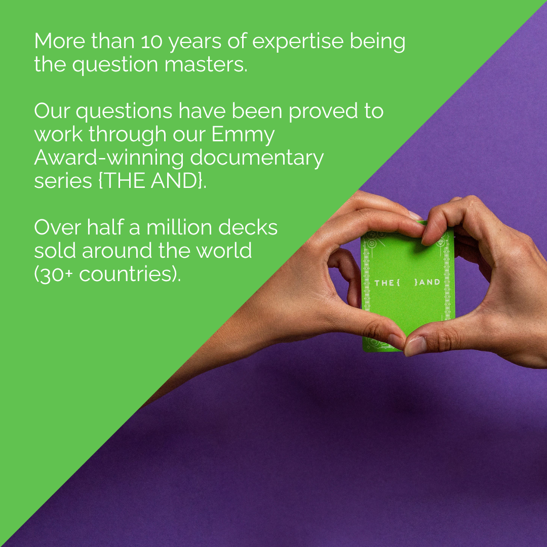 {THE AND} Healing Edition Card Game – 199 Deep Conversation Questions for Connection, Honesty & Emotional Healing