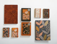 Spiral Pocket Notebook Floral by Punch Studio, Mini Notebook with Foil Accents & Bungee Closure