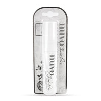 Nuvo Flat Tip Glue Pen – Large, 45g (1.58 oz), Blue-to-Clear, Multi-Surface Adhesive