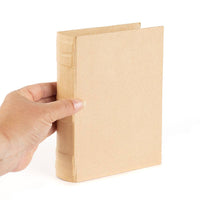 Paper Mache Book Shape Box – 7-3/4" x 6" x 1-3/4" (DIY Gift & Storage Box)