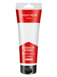 Caran d’Ache White Gouache Paint Tube 250ml – Water-Based Gouache Paint