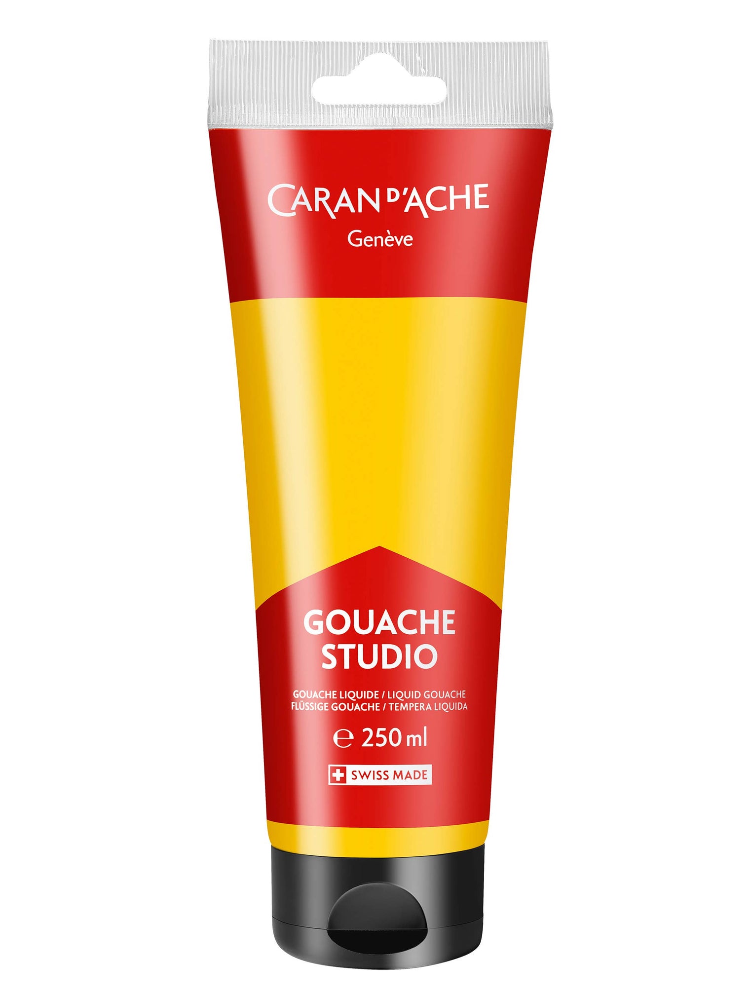 Caran d’Ache Yellow Gouache Paint Tube 250ml – Water-Based Gouache Paint