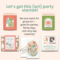 Deluxe Clay Date Activity Kit – Air Dry Clay Craft Set for Two, Breathe People