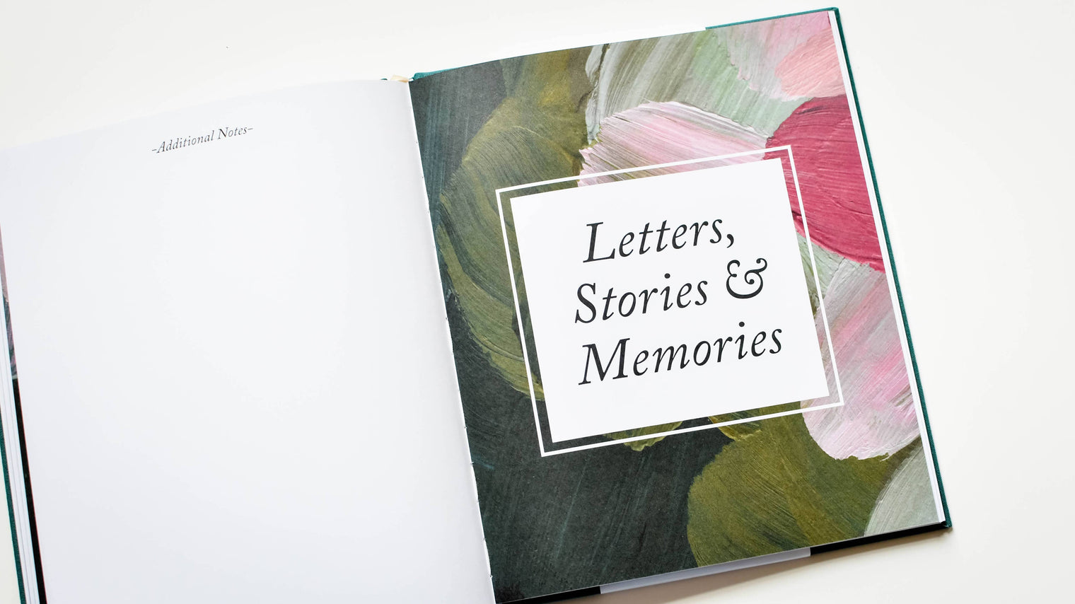 Grief Journal, Guided Grief & Memory Journal – Teal & Sand