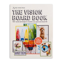 The Vision Board Book – 700+ Words & Images Vision Board Kit by Free Period Press