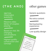 {THE AND} Healing Edition Card Game – 199 Deep Conversation Questions for Connection, Honesty & Emotional Healing