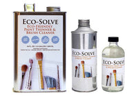Eco-Solve Paint Thinner & Brush Cleaner – 8 oz Glass Bottle, Natural Earth Paint