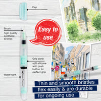 Deluxe Refillable Water Brush – Artist Water Painting Brush, by Faber-Castell