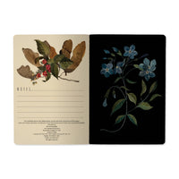 Forest Flowers Notebook – Ruled Journal 8.27 x 5.83 in, 40 Pages, BV by Bruno Visconti