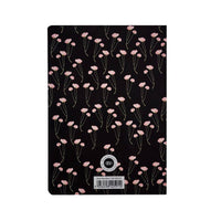 Poppies on Black Notebook – Ruled Journal 8.27 x 5.83 in, 40 Pages, BV by Bruno Visconti