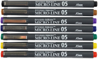 Studio Series Color Micro-Line Pen Set 7 Colors 0.5 mm – Fine Tip Archival Ink Pens