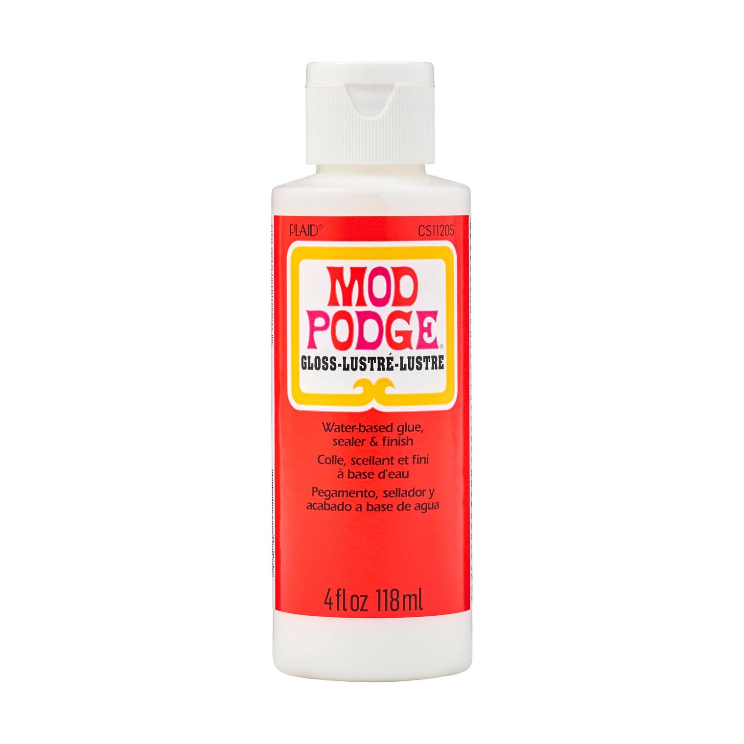 Mod Podge Gloss – All-in-One Glue, Sealer & Finish (Clear Gloss Formula)