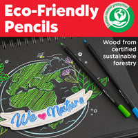 Black Edition Colored Pencils – Super Soft 12 Pack Gift Tin, by Faber-Castell