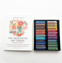Meditative Art Book – 16 Pages Guided Creative Ritual Coloring & Reflection Workbook