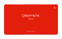 Caran d’Ache Set of 30 FIBRALO™ Fibre Pen Markers – Water-Soluble Felt Tip Pens in Metal Box