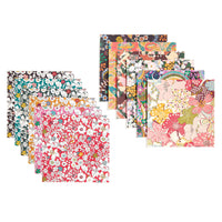 Liberty Origami Treasure Box Kit, 78 Double-Sided Papers & Instructions for 3 Designs