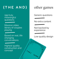 {THE AND} Family Edition Card Game – 199 Meaningful Conversation Questions for Family Connection & Deeper Understanding