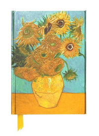 Vincent Van Gogh: Sunflowers Journal, Lined Hardcover Journal with Magnetic Closure