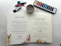 Meditative Art Book – 16 Pages Guided Creative Ritual Coloring & Reflection Workbook