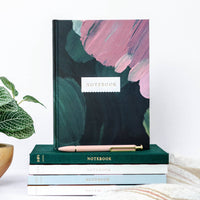Duncan & Stone Blank Journal Notebook, Hardcover Flat-Lay Journal – Desert & June Watercolors