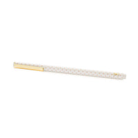 Rose Pindot Felt Tip Pen (Single Pen) – Black Ink with Gold Logo & Clip