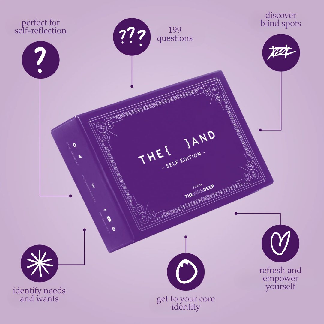 {THE AND} Self Edition Card Game – 199 Thought-Provoking Questions for Self-Reflection & Meaningful Conversations