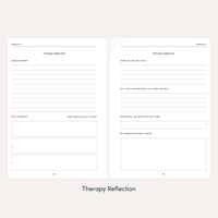 The Therapy Companion by Simple Self, Guided Therapy Journal for Session Notes, Reflection & Personal Growth