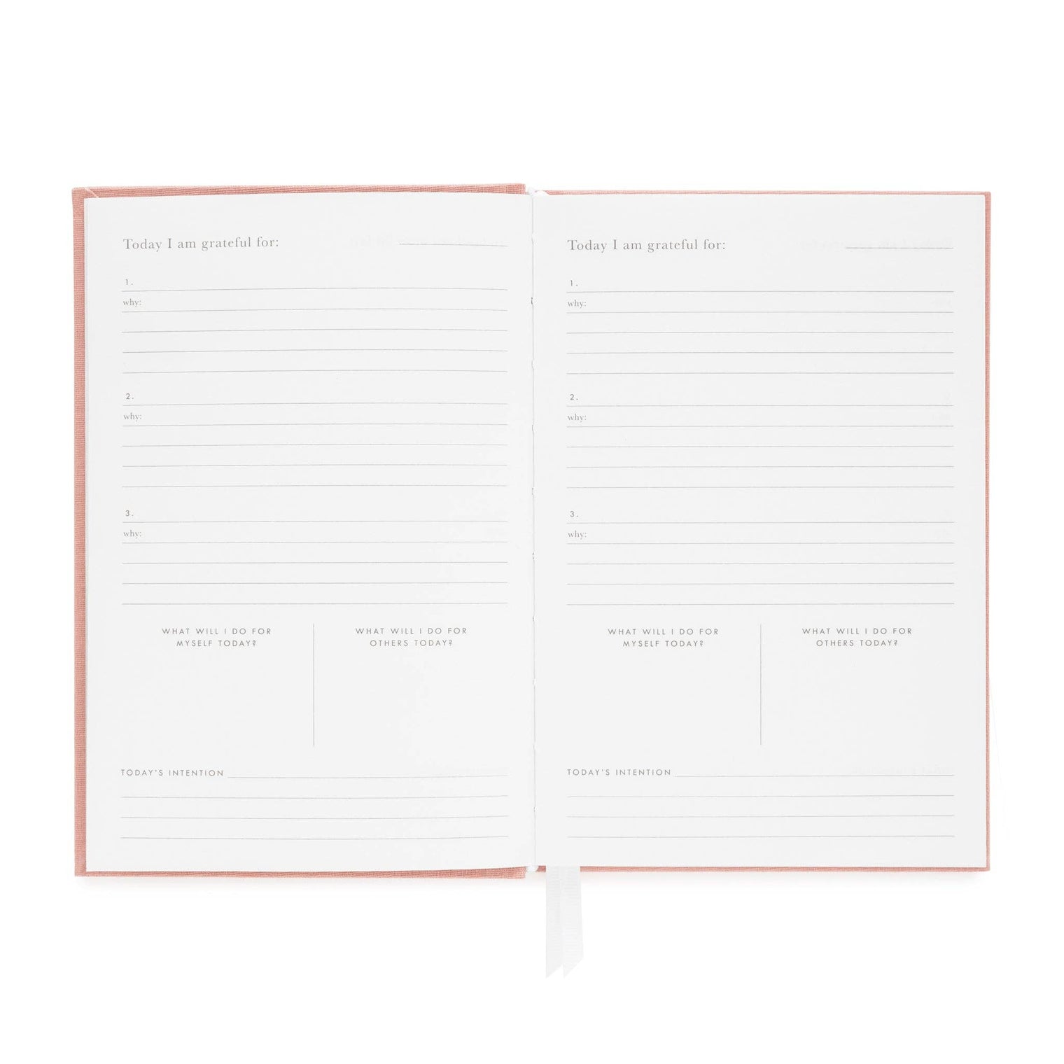 Gratitude Journal, Sage – Hardcover Daily Reflection Notebook with Foil Stamp