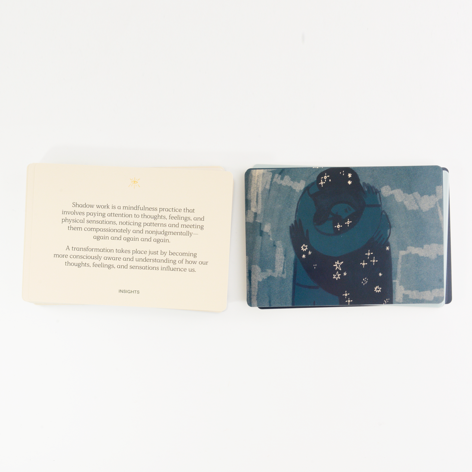 Letting Your Shadow In Deck – Mindfulness & Shadow Work Prompt Cards