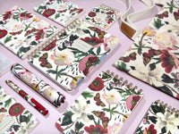 Peonies Notebook – Ruled Journal 8.27 x 5.83 in, 40 Pages, BV by Bruno Visconti