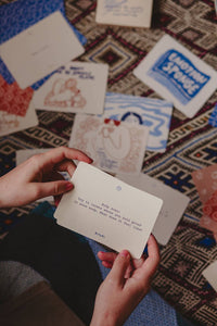 Sitting With Sadness Deck – Grief Reflection & Emotional Processing Prompt Cards