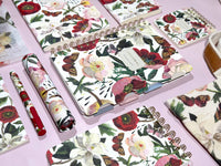 Peonies Notebook – Ruled Journal 8.27 x 5.83 in, 40 Pages, BV by Bruno Visconti