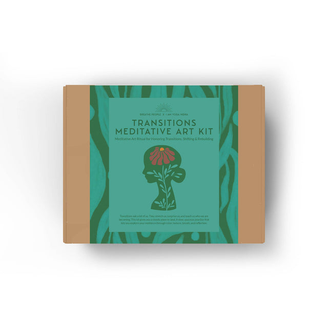 Gentle Transitions Meditative Art Kit – Watercolor, Journaling & Meditation Kit