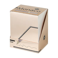 Monaco Glitter Grey Ballpoint Pen (Single Pen) – Soft Touch 0.5mm Black Ink, BV by Bruno Visconti