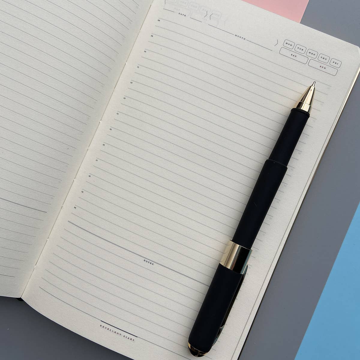 Monaco Black Ballpoint Pen (Single Pen) – Soft Touch 0.5mm Black Ink, BV by Bruno Visconti