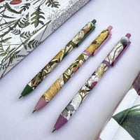 ArtClick Pen, Bloom – (Single Pen) Soft Touch Click Ballpoint Pen .5mm Black Ink, BV by Bruno Visconti