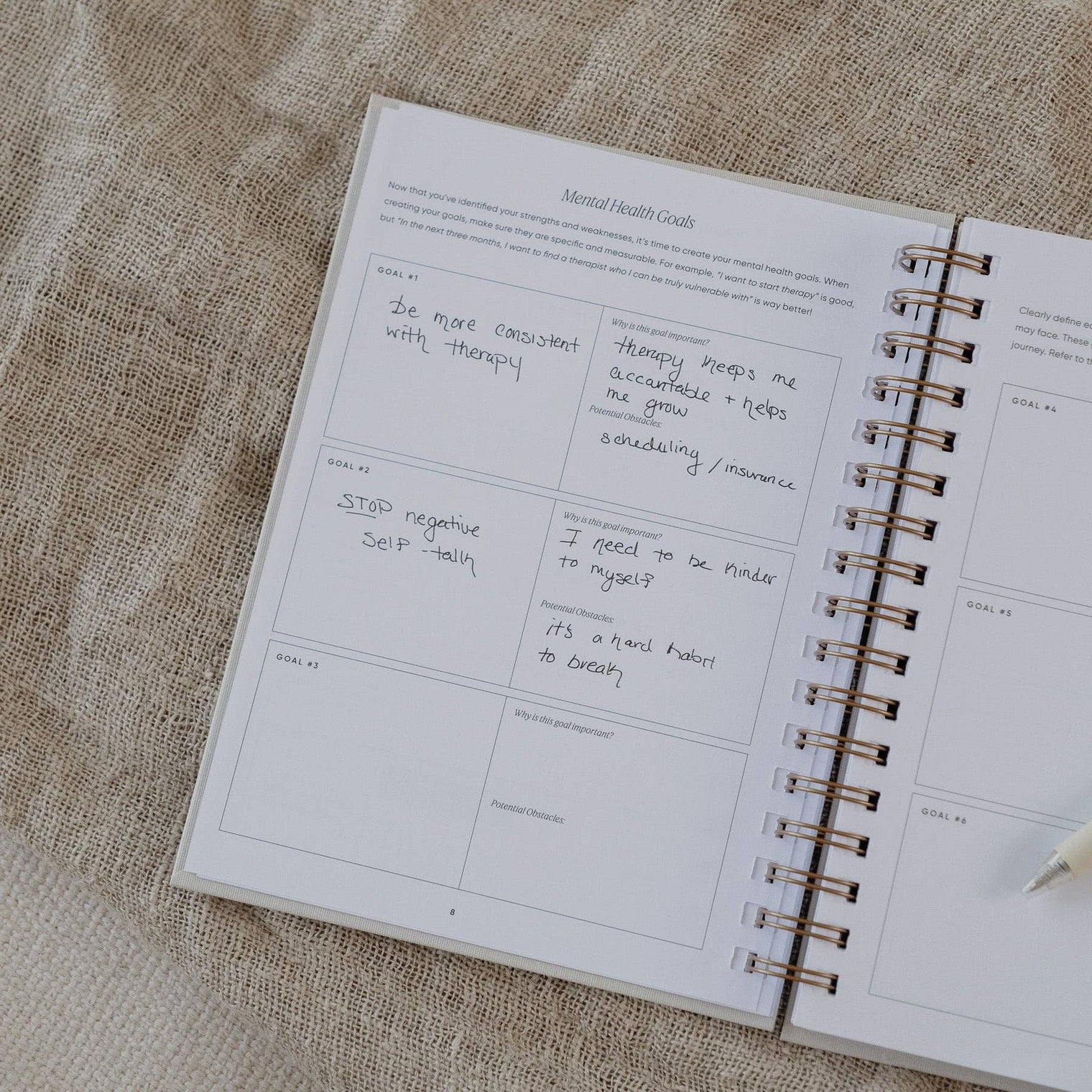 The Inner Work Journal by Simple Self, 13-Week Guided Mental Health Journal for Reflection, Self-Discovery & Personal Growth