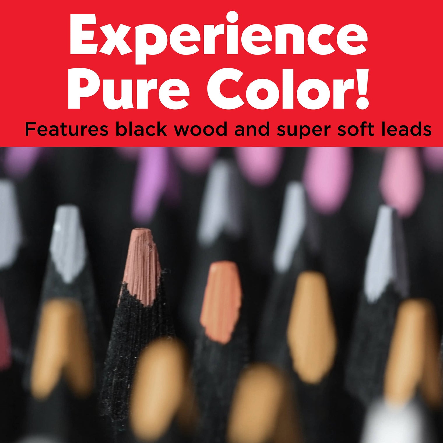Black Edition Color Pencils, Skin Tones – 12 Count Super Soft Colored Pencil Set, Faber-Castell