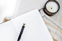 Duncan & Stone Blank Journal Notebook, Hardcover Flat-Lay Journal – Desert & June Watercolors