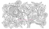Twilight Garden Coloring Book – Hardcover Coloring Book by Maria Trolle (96 Pages)