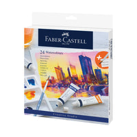 Watercolor Paint Set – 24 Tubes for Artists with Mixing Palette by Faber-Castell