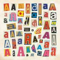 Ransom Notes Sticker Book 6.5 x 6.5 – 50 Pages Over 2,100 Stickers Collage Set