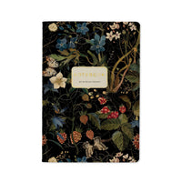 Forest Flowers Notebook – Ruled Journal 8.27 x 5.83 in, 40 Pages, BV by Bruno Visconti