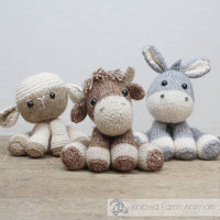 DIY Knitting Kit, Luke Highland Cow, Highland Cow Knitting Kit with Pattern, Yarn & Accessories, 2.5 mm Knitting Needles NOT Included